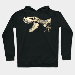 Dinosaur Tarbosaurus Skeleton Hoodie